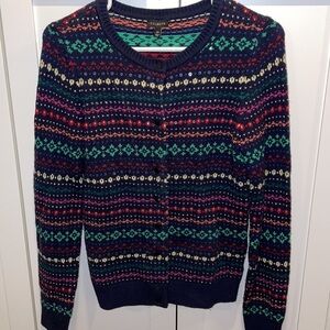 Talbots Fair Isle Cardigan